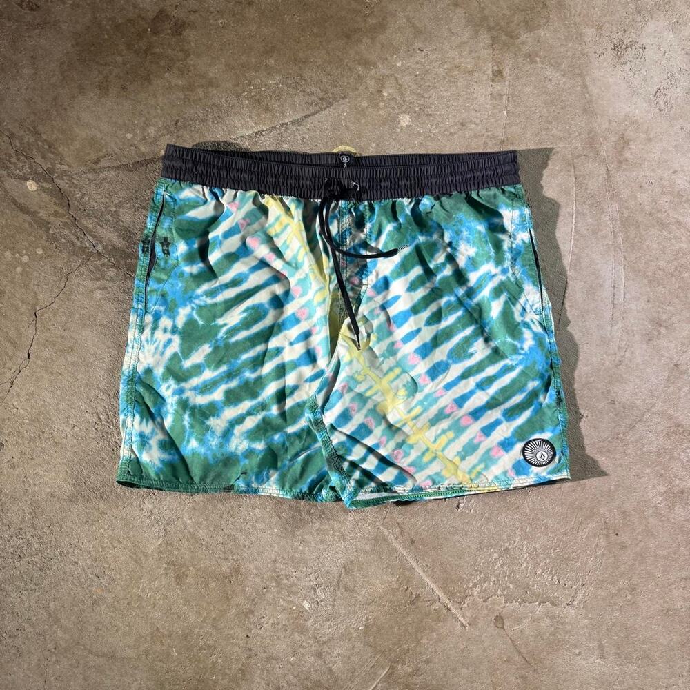 Tye Dye Volcom Swim Trunks